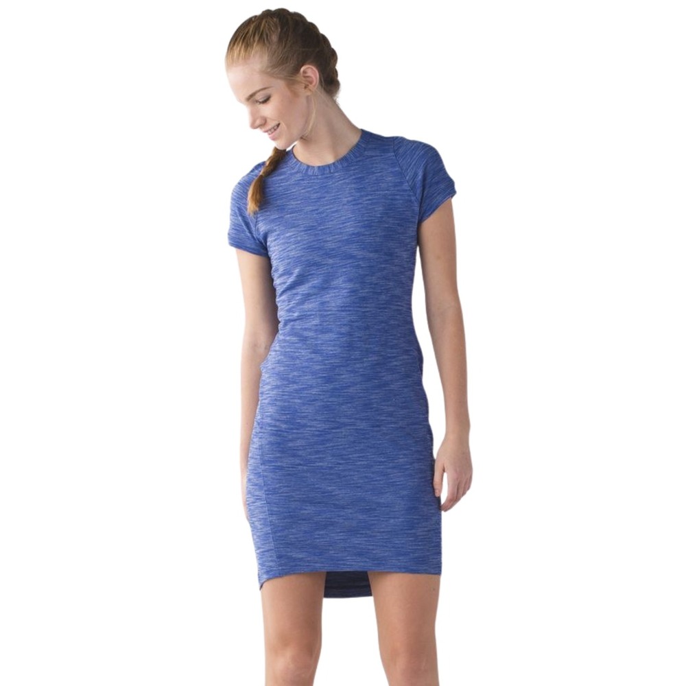 Lululemon Dress 4 Blue & Go Where To Rulu Pocket Mini Stretch Athletic W8653S